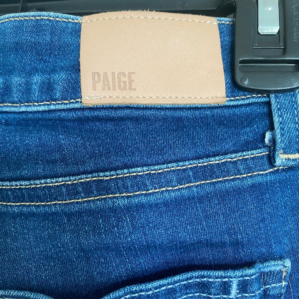 Paige Jeans. Size 27. Dark blue. Skinny jeans. Worn maybe twice.